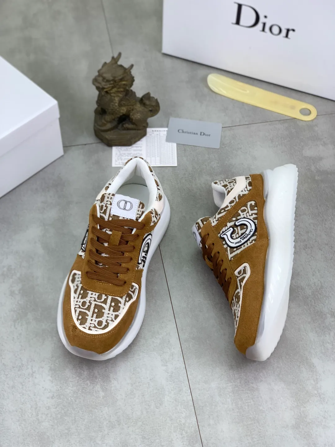 Men's Men's Shoes💰P440💰[New Style]🆘[Dior] 2025 Dior Original Lace-up Low-top Men's Shoes Classic casual shoes 🔥This model is the official classic model, with high quality and made by famous original designers. It is made of high-quality cowhide with original materials➕comfortable and breathable mesh lining➕pigskin insole. The perfect last shape and generous and fashionable design have attracted many consumers and are suitable for drivers to drive🚗. What you want is the highest quality in the market. Color: multi-color. Code number: 38--44 (45 customized)